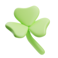 Season Time Object Clover 3D Illustration png