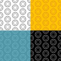 set of seamless patterns with Life ring icon. Equipment for rescue of drowning. Ornament for decoration and printing on fabric. Design element. Vector