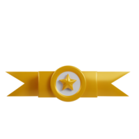 prestatie medaille 3d icoon geven clip art png