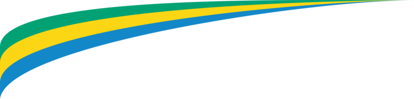 Gabon vlag lint vorm png