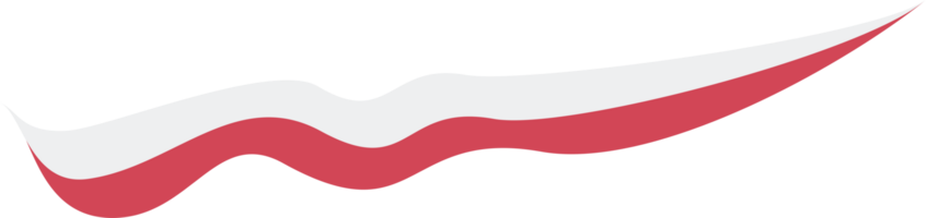 Polen vlag lint vorm png