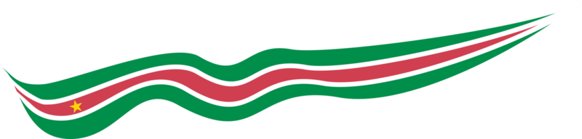 suriname flagga band form png