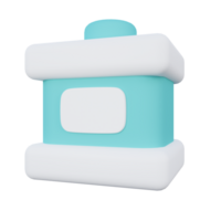 Mouthwash 3D Icon Illustration png