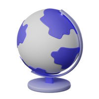 globe 3d icône png