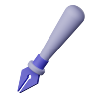 Fontana penna 3d icona png