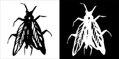 Illustration vector graphics of insect icon