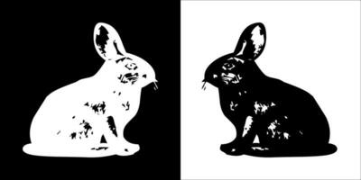 Illustration vector graphics of rabbit icon