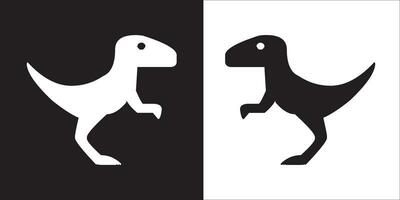 Illustration vector graphics of dinosaur icon