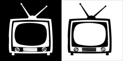 Illustration vector graphics of television icon