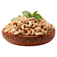 AI generated ripe cashew nut png