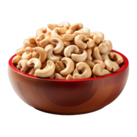 AI generated ripe cashew nut png