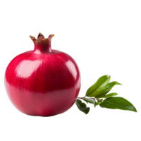 AI generated stock photo of pomegranate isolated png