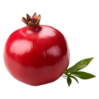 AI generated stock photo of pomegranate isolated png