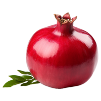 AI generated stock photo of pomegranate isolated png