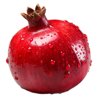 AI generated stock photo of pomegranate isolated png