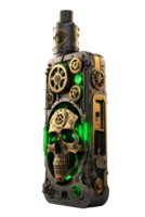 ai generiert pflastern Schädel Steampunk Stil png transparent Hintergrund