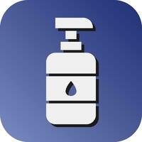 Liquid Soap Vector Glyph Gradient Background Icon For Personal And Commercial Use.