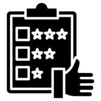 Feedback and Evaluation Icon line vector illustration