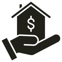 Investment Property Icon line vector illustration