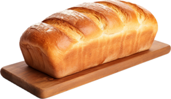 AI generated freshly baked loaf of bread png