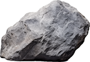 AI generated gray stone png
