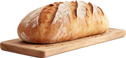 AI generated freshly baked loaf of bread png