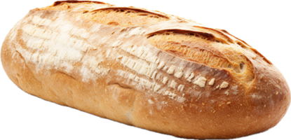 AI generated freshly baked loaf of bread png