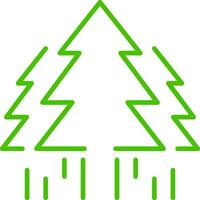 forest tree line icon symbol illustration vector