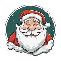 cute Santa Claus character illustration vector