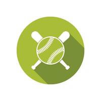 baseball bat icon vector