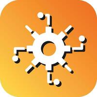 Automate Vector Glyph Gradient Background Icon For Personal And Commercial Use.