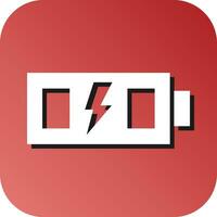 Battery Vector Glyph Gradient Background Icon For Personal And Commercial Use.