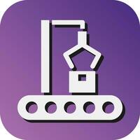 Machinery Vector Glyph Gradient Background Icon For Personal And Commercial Use.