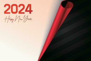 2024 new year background vector