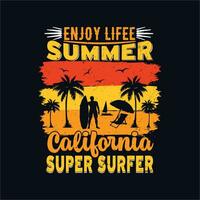 Summer artwork - Vector print for girl t-shirt in custom colors - grunge effect in separate layer