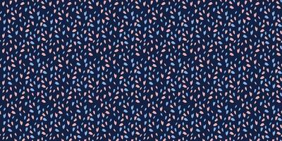Seamless pattern with vector hand drawn polka dot. Random dots, spots, drops snowflakes, circles, leaflets print. Design ornament for fabric, interior decor, textile, fashion, wallpaper