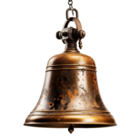 AI generated Old Classic Bell in Elegant Display, Heritage Chime png