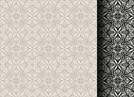 Vector damask seamless pattern background. Classical luxury old fashioned damask ornament, royal Victorian seamless texture for wallpapers, textile, wrapping