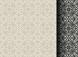 Vector damask seamless pattern background. Classical luxury old fashioned damask ornament, royal Victorian seamless texture for wallpapers, textile, wrapping