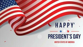 President's Day Background Design vector