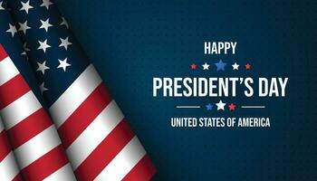 Presidents Day Background Design vector