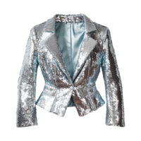 AI generated Sequin jacket isolated on transparent background png