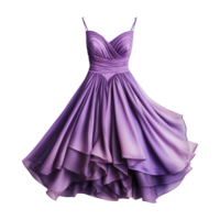 AI generated Woman dress isolated on transparent background created with generative ai png