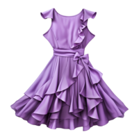 AI generated Woman dress isolated on transparent background created with generative ai png