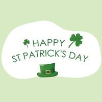 illustration for st. patrick's day. colorful colors.Irish holiday. vector