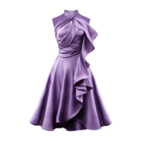 AI generated Woman dress isolated on transparent background created with generative ai png