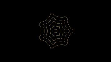 Smooth waves motion graphics, diffusion animation video