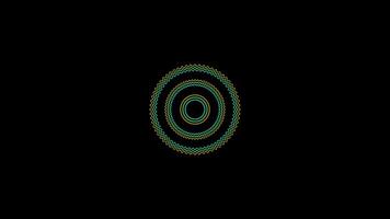 Smooth waves motion graphics, diffusion animation video