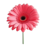 AI generated Flower icon png isolated on transparent background