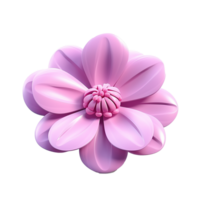 ai généré fleur icône png isolé sur transparent Contexte